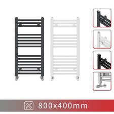 Designer Bathroom Heated Towel Rail Radiator Straight Ladder Warmer Heating UK