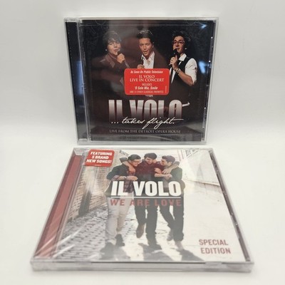 Il Volo: Takes Flight-Live from the Detroit Opera House / We Are Love CDs Sealed