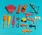 vintage HE-MAN MOTU PARTS WEAPONS LOT #242 Buzz Off Meaneck Zodac FREE SHIP