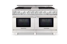 American Range 60" Range 6 Open Burners, Griddle, Grill 2 Ovens Natural Gas