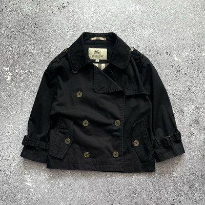 Burberry Trenchcoat | XS-S | Schwarz | Vintage | Nova Check