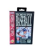 Tecmo Super Baseball Sega Genesis Game Vintage 1994 Retro MLB Sports No Manual