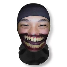 Halloween Carnival Funny Headgear Cosplay Costume, Comical Wig Mask Prank Props,