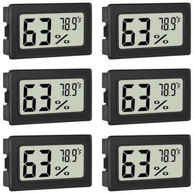 Humidity Meter Indoor Thermometer 6-Pack