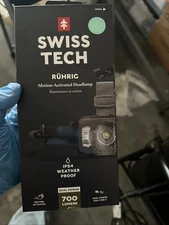 Swiss Tech Rechargeable LED Headlamp IP54 700 Lumen (31620)... FREE S&H!