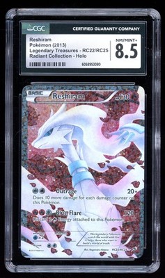 Reshiram - #RC22 Legendary Treasures - Englisch - CGC 8.5 NM-MT+
