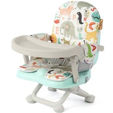 YOLEO Baby High Chair Booster Seat for Dining Table, With Cushion, Green