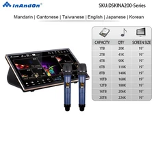 19"MIC Karaoke Player Intelligent Voice Keying Machine Online Movie Dual System