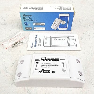 SONOFF Basic WiFi Smart Switch DIY Smart Home Module Alexa Google Nest eWeLink