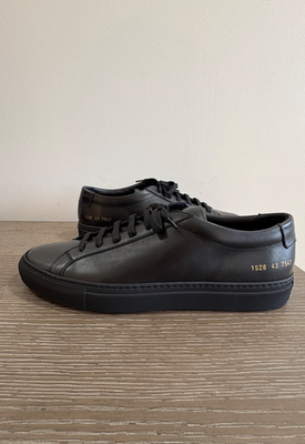 Common Projects Original Achilles Low Black 1528 7547 US 9 EU 43