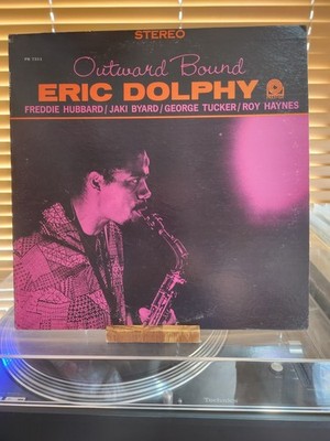 Eric Dolphy, Outward Bound, 1960's Prestige Stereo, PR-7311, Van Gelder, EX/VG+