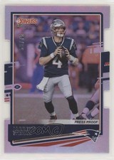 2020 Panini Donruss Press Proof Silver Die-Cut 50/75 Jarrett Stidham #167 7ti