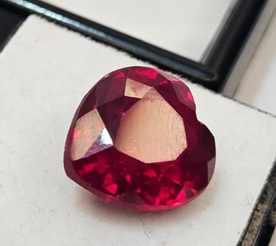 Mozambique Ruby Red Colour Heart Cut 8-10Ct EGL CERTIFIED Loose Gemstone