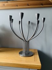 Vintage Ikea Stockholm Candle Holder Candelabra By K & M Hagberg 8 Arms 13"