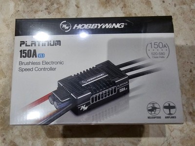 Hobbywing Platinum 150a V5.1 ESC Brandneu Versiegelt 3-8S Hubschrauber Flugzeug RC