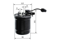 Bosch Kraftstofffilter Ø97,6Mm FüR Ford Focus Iv Kuga Iii