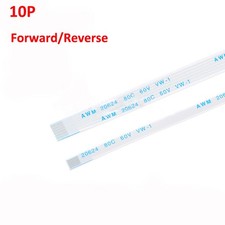 10 Pin FFC/FPC Flexible Flat Ribbon Cable Forward/Reverse Pitch 0.5mm / 1.0mm