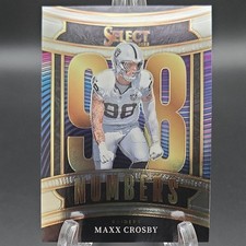 Panini 2025 Select Numbers Maxx Crosby #11 Las Vegas Raiders NFL Football🏈🔥🏈