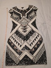 Express Womens Sequined Cap Sleeve Bodycon Dress Party Cocktail Small/Petite