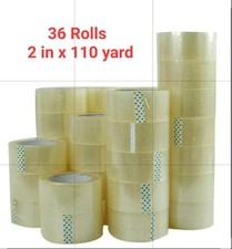 Packing Tape 36 Rolls 2 in 110 Yards 330 ft  Carton Sealing Tapes