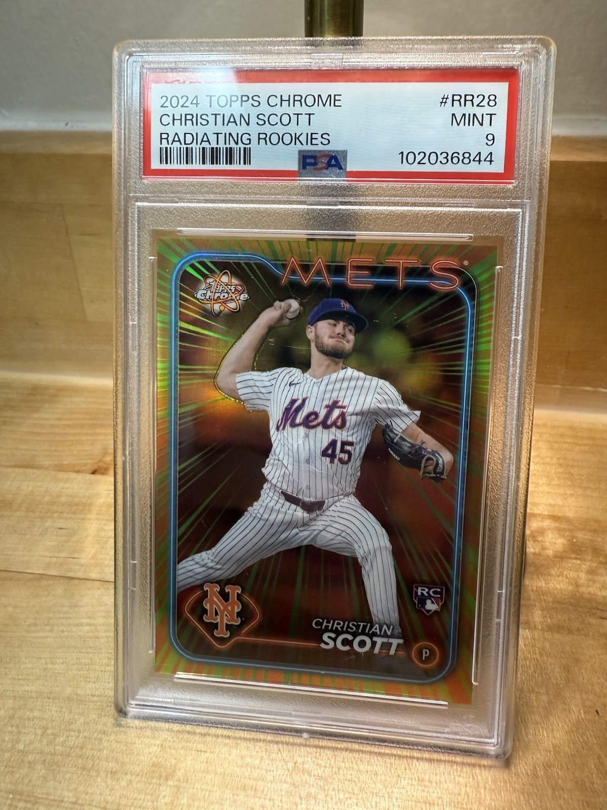 2024 Topps Chrome Update Series - Radiating Rookies Christian Scott #RR-28 (RC)