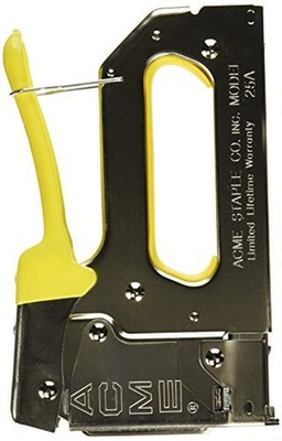 Acme Staple 654025B 25A Staple Gun w/Bottom-Load Magazine Crown, 1/4''
