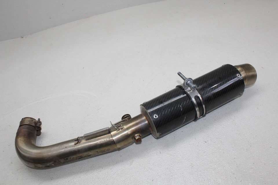 98-00 HONDA SUPER HAWK 1000 VTR1000F DAN MOTO TUBOS DE ESCAPE SILENCIADORES LATA DESLIZABLE Foto 2 de 4