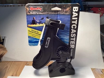 Scotty#280 Baitcaster/ Spinning Rod Holder w/ #241 Side Deck or side mount New - Image 1 of 2