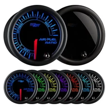 GlowShift Tinted 7 Color Narrowband Air/Fuel Ratio AFR Gauge - Lean, Optimal ...