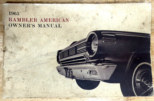 1965 Rambler Classic Owners Manual Convertible Hardtop Sedan Wagon Nice Original