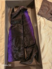 Tom Ford Ombre Calf Hair Leather Boots Size 8...