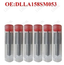 6 Pcs Diesel Fuel Injector Nozzle Tip DLLA158SM053 For ISUZU 6HH1 ;