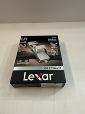 Lexar D70E 512GB Dual Drive External SSD, Up to 2000MB/s Read 512GB, Silver