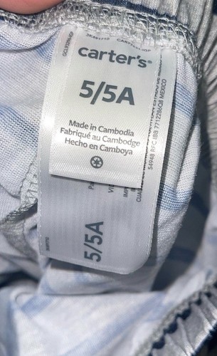 Carter's Little Boys Size 5 Sushi This Is How I Roll 3 Piece Loose Fit Pajamas - Picture 4 of 7