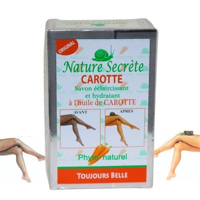 Nature Secrète Carrot Soap   Brightening & Hydrating with Carrot Oil