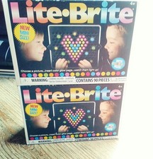 Hasbro Lite- Brite Mini Lite Board Pegs New