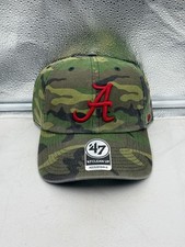 Alabama Crimson Tide NCAA '47 Brand Camo Clean Up Adjustable Strapback Hat