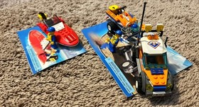 LEGO CITY: Coast Guard 4WD & Jet Scooter (7737) + Extra Speedboat (4641)
