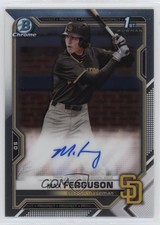 2021 Bowman Draft Chrome Draft Pick Auto Max Ferguson #CDA-MF Auto 03ou