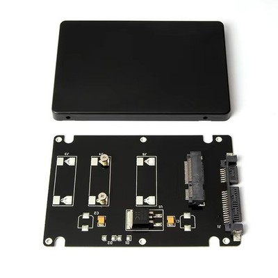 Mini PCI-E mSATA SSD to 2.5'' SATA Hard Disk Enclosure Case Converter Adapter
