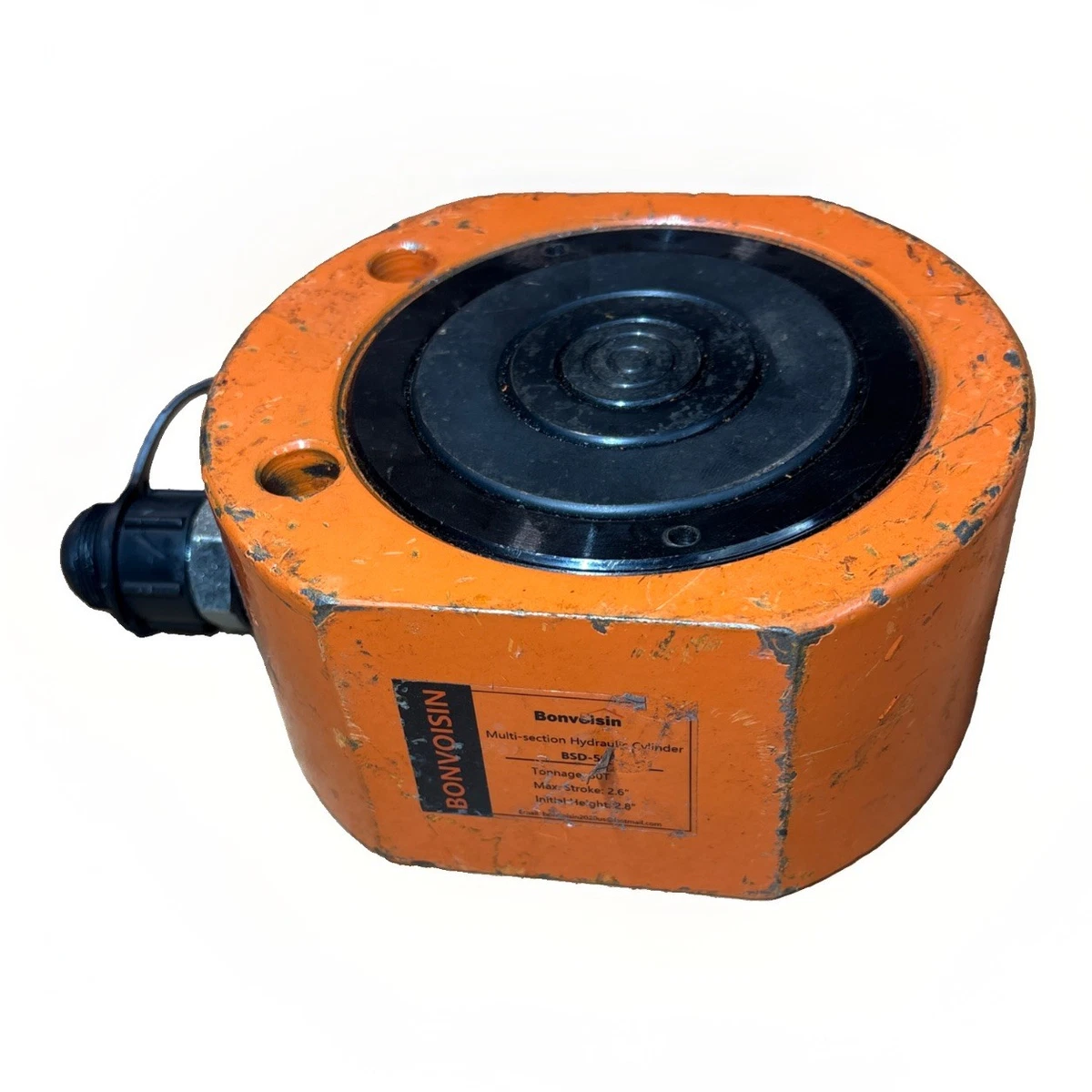 Bonvoisin BSD-50 50 Ton Hydraulic Cylinder Jack 2.6” Stroke photo 2