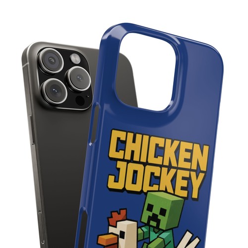 Fun Chicken jockey Slim Phone Cases, Gamer Accessories, Design - 第 15/33 張圖片