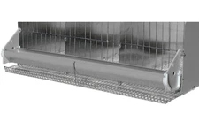 Qty of 2-30" Plastic Feed/Water Troughs for Quail Breeding and Grow Pens. GQF
