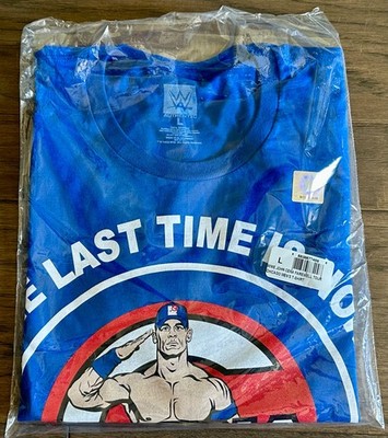 Authentic WWE John Cena Farewell Tour 2025 Chicago Shirt Large Official Fanatics