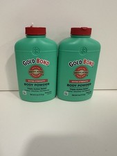 Gold Bond Extra Strength with TALC Medicated Body Powder 4 oz Each Lot of 2 New
