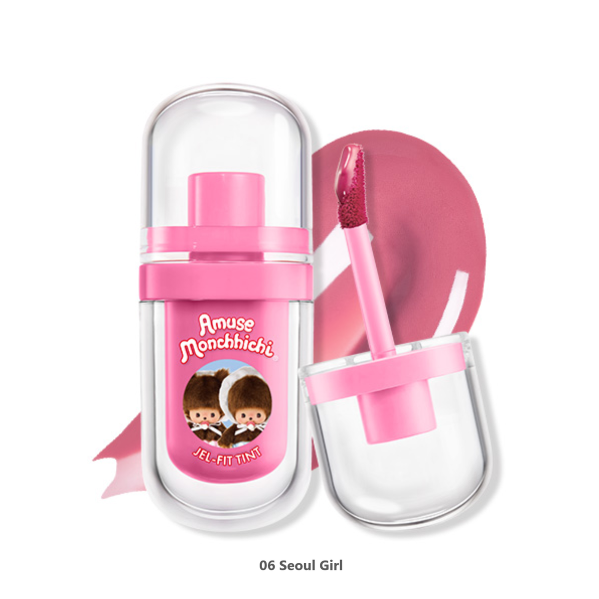 AMUSE モンチッチLIP JELLY GLOSS + TINT 06 6個 AMUSE Jel-Fit Tint 3.8g 2colors MONCHHICHI Edition K-Beauty | eBay