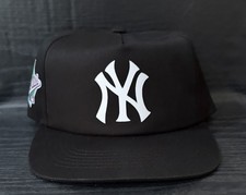 New York Yankees vintage style Unstructured SnapBack hat 1988 World Series Blk