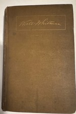 Walt Whitman LEAVES OF GRASS 1882 1st David McKay Edition RARE 2nd Phil Print