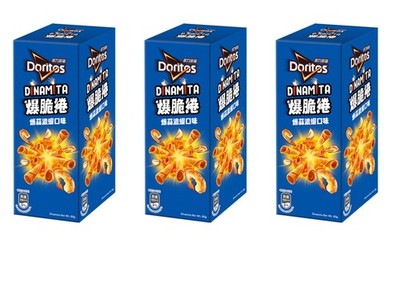 NEW 3 boxes× Doritos Dinamita crisp crunch Garlic Shrimp flavor 60g each
