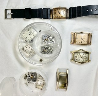 Lot Benrus Wristwatches for Parts Only Not running